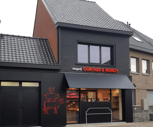 Ambachtelijke slagerij Scheldewindeke, Oost-Vlaanderen
